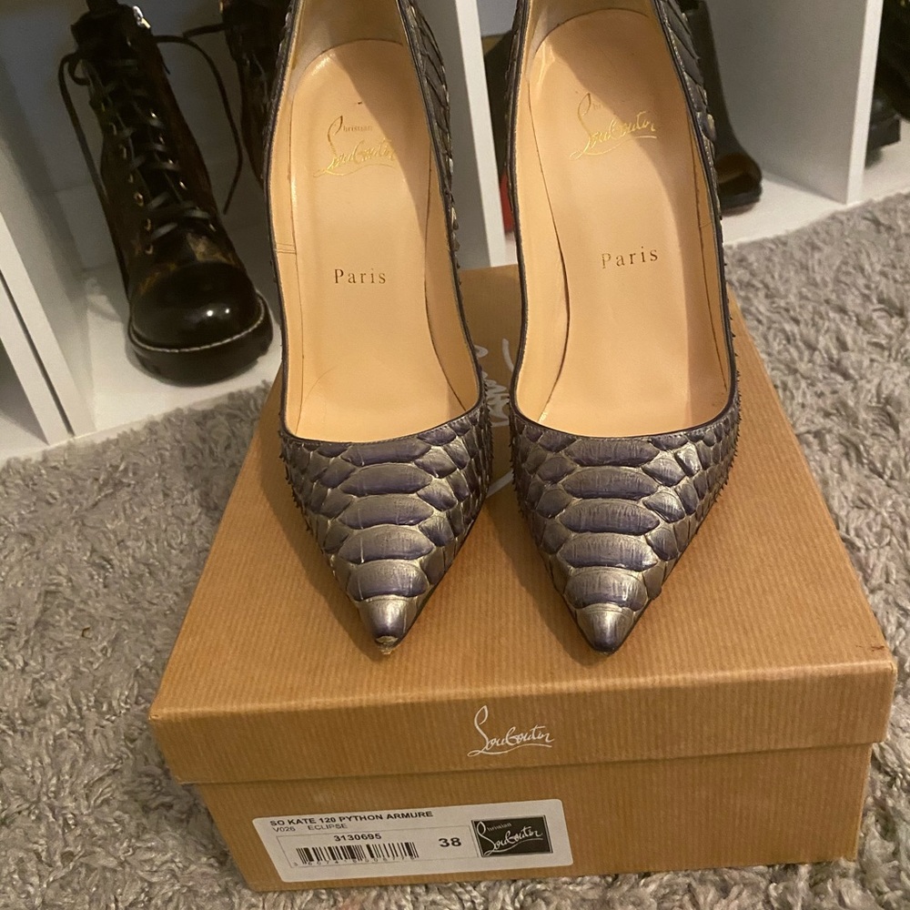 Christian Louboutin So Kate Python - image 2